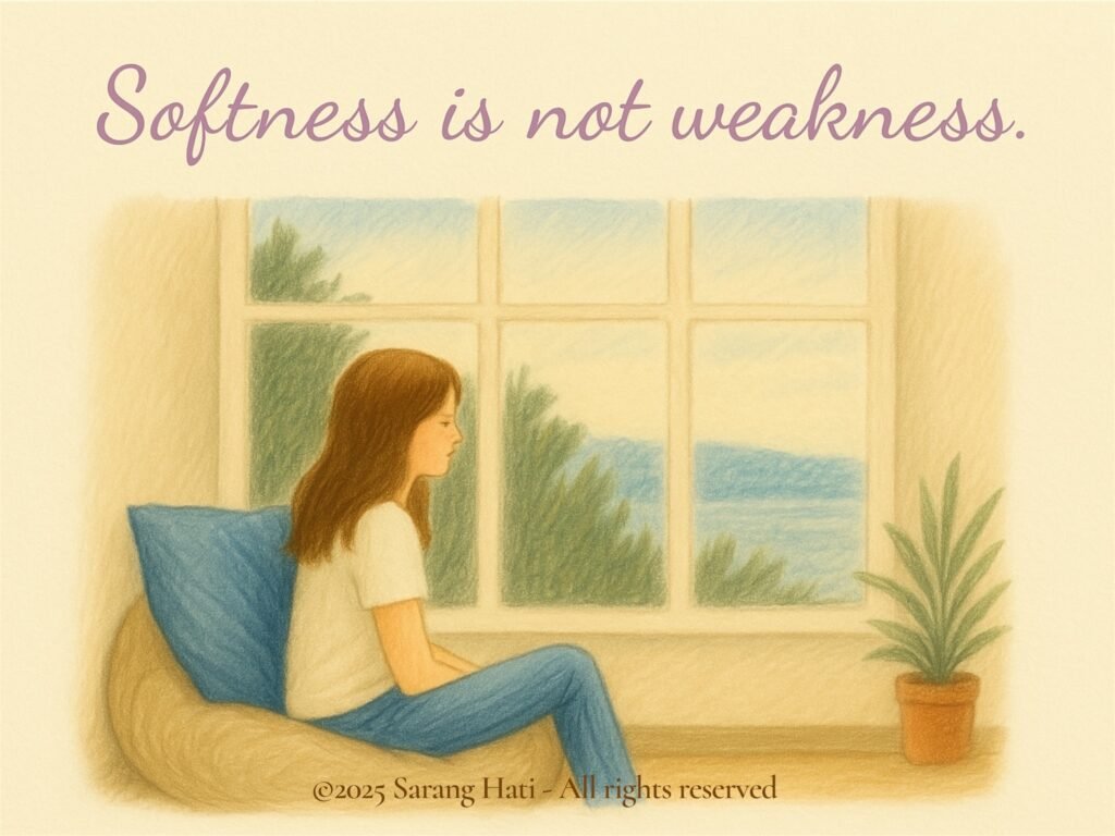Softness is not weakness.